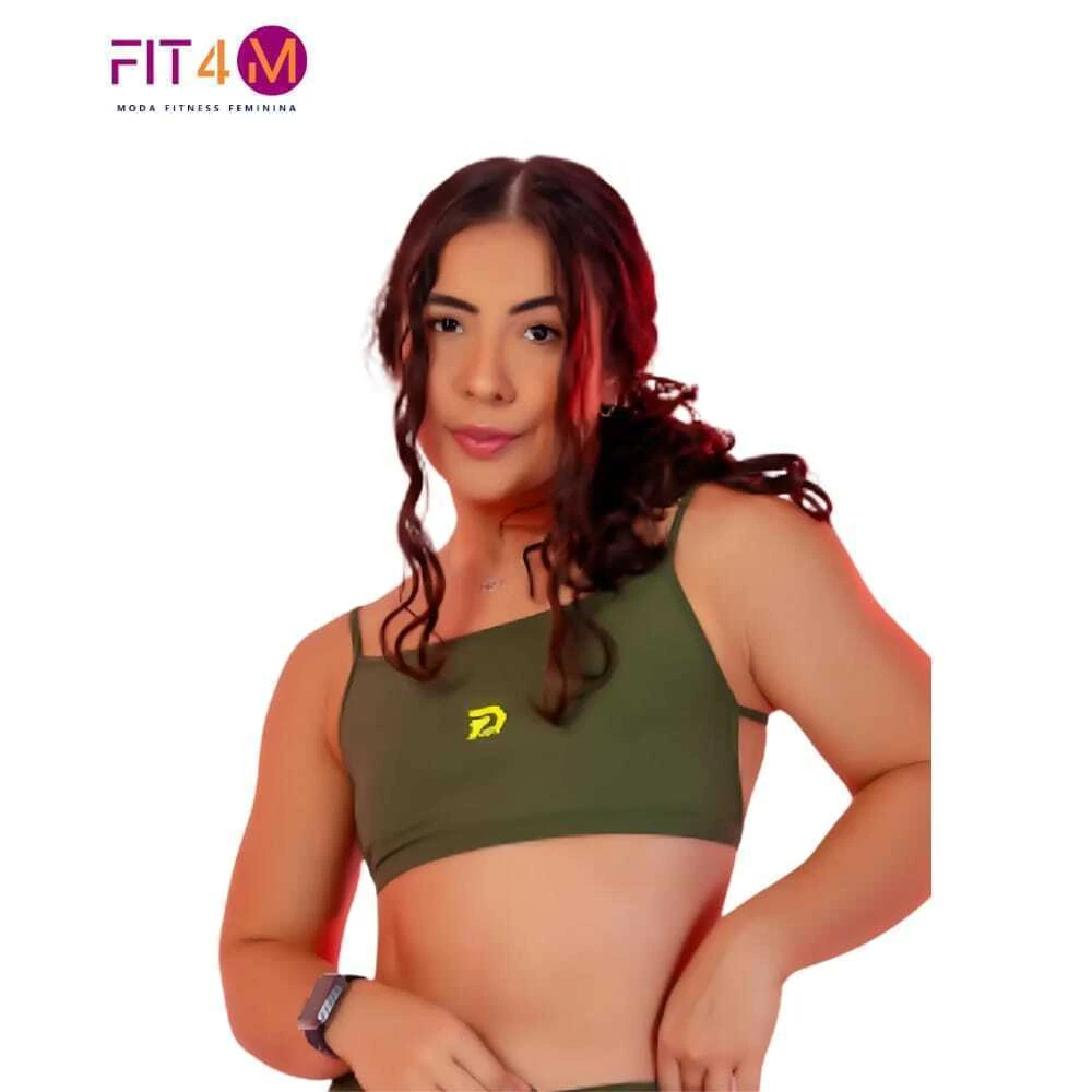 Top Alexia Verde Militar