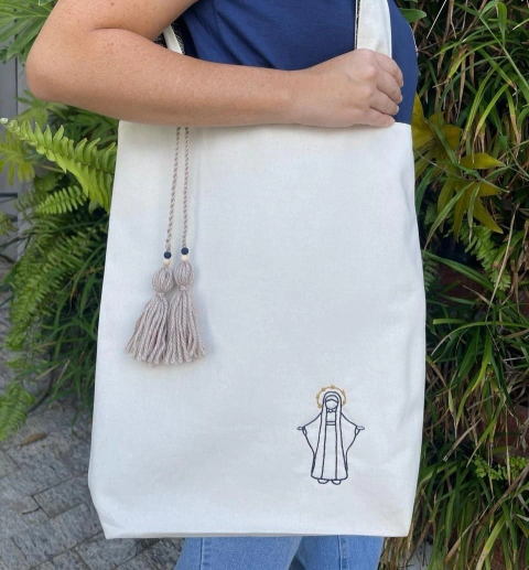 Bolsa dupla face Nossa Senhora das Graças