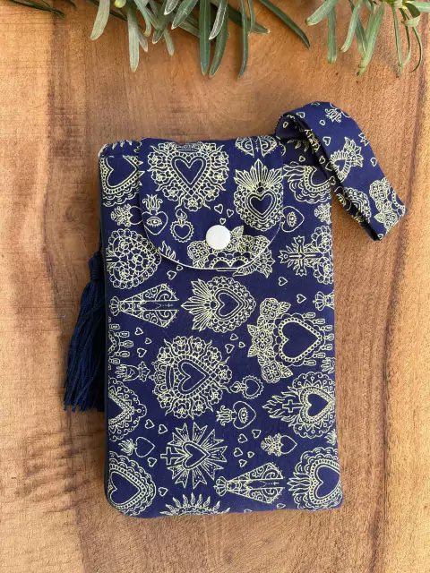 Nécessaire dupla azul marinho