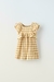 Vestido Natural CUADRILLÉ ZARA