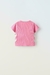 Remera Corazones Rosa chicle Zara en internet