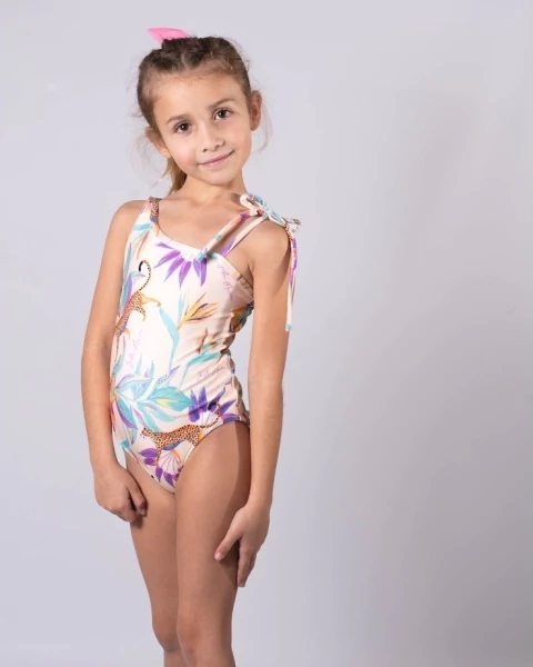 Enteriza Justi UV50+ LEOPARDO BEIGE - comprar online