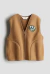 Chaleco SHERPA TOSTADO H&M - comprar online
