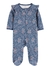 Osito/Pijama FLORES AZUL CARTER´S
