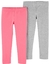 Pack de Leggins Fucsia y Gris CARTER´S