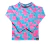 Remera M. LARGA Garden AGUAMARINA