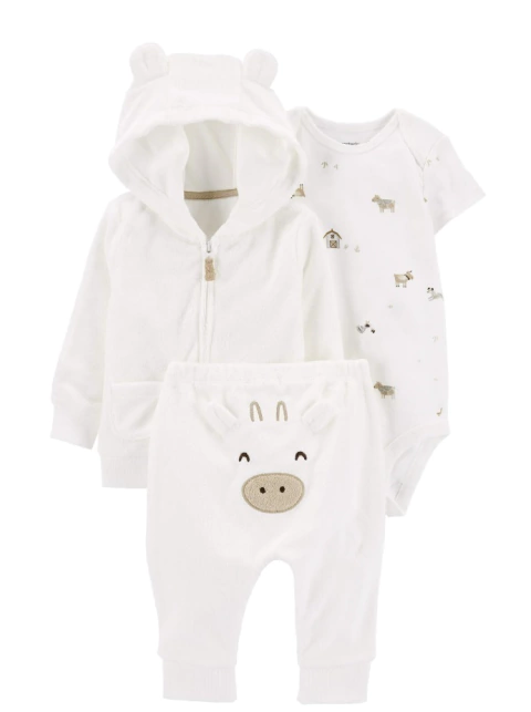 Set 3 Piezas Body, Pantalón y Campera CARTER´S