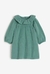 Vestido Volados VERDE H&M