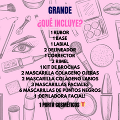 KIT COMPLETO DE MAQUILLAJE + PORTA COSMÉTICOS DE REGALO! - tienda online