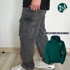 PANTALÓN DE JEAN CARGO + BUZO THE NORTH FACE DE REGALO! ¡OFERTA 2X1! - comprar online