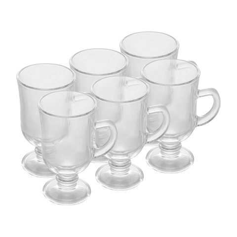 Jogo 6 taças para cappuccino 115ml - Lyor