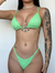 CORTININHA PIPOCA FIO MENTA - comprar online