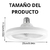 LAMPARA VENTILADOR LED CON CONTROL - decoarg