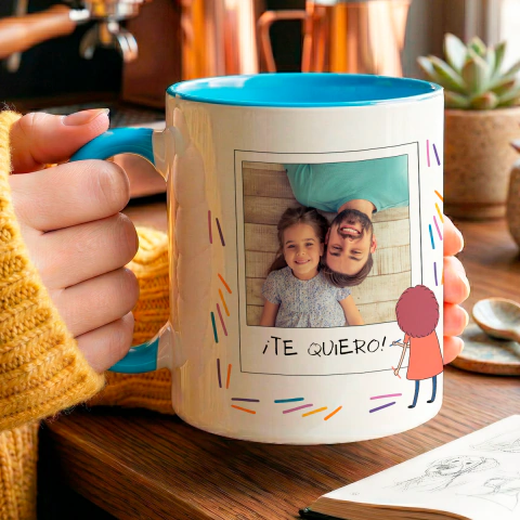 Personaliza Con Tu Diseño o Envianos Tu Foto o Frase - Taza De Cerámica Varios Colores