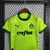 CAMISA + SHORT INFANTIL UNISSEX PALMEIRAS III 2023/2024 - VERDE FLUORESCENTE - Lat Sports 