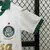 CAMISA + SHORT INFANTIL UNISSEX PALMEIRAS AWAY II 2024/2025 TORCEDOR - BRANCO (FOTO TA COM ETIQUETA VERMELHA) - Lat Sports 