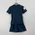 CAMISA + SHORT INFANTIL UNISSEX ALL NASSR AWAY II 2023/2024 - AZUL ESCURO - loja online