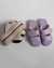 FLATFORM LIA LAVANDA COM OFF - Laluc Calçados