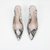 Slingback Vickie em Couro Snake Cor Off White na internet