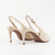 Slingback Vickie em Couro Verniz Cor Nude - Kuntzler 