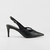 Slingback Valença em Couro Cor Preto - comprar online