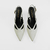 Slingback Valença em Couro Cor Off White - Kuntzler 