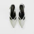 Slingback Valença em Couro Cor Off White - Kuntzler 