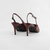 Slingback Valença em Couro Cor Bordô - loja online