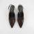 Slingback Valença em Couro Cor Marrom - Kuntzler 