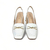 Slingback Monique em Couro Cor Leite de Coco na internet