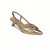 Slingback Chay em Couro Cor Ouro