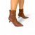 Bota bico fino Yasmin em Couro Cor Tabaco - comprar online