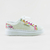 Tênis Vivian em Couro Cor Off White/Rosa - comprar online