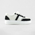 Tênis Alessia em Couro Cor Off White/Preto - comprar online