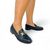 Mocassim Sara em Couro Cor Preto - comprar online