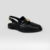 Slingback Sara em Couro Cor Preto