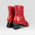 Bota Iris Cano Curto em Couro na Cor Vermelho KZ4023002A03 - loja online