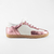 Tênis Cassey em Couro Cor Off White/Rosa Metalizado - comprar online