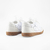 Tênis Cassey em Couro com Tecido Favo Cor Off White/Branco - Kuntzler 