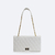 Bolsa Bian em Couro Matelassê Cor Off White