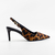 Slingback Vickie em Couro Cor Animal Print