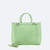 Bolsa Jeanne em Couro Cor Verde Menta - comprar online