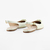 Sapatilha Lurdes em Couro Cor Off White - loja online