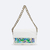 Bolsa Flora em Couro Cor Off White/Floral