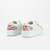 Tênis Vivian em Couro Cor Off White/Rosa - loja online