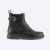 Bota Arabela Cano Médio em Couro Cor Preto - comprar online