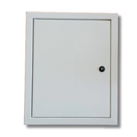 Caixa metálica quadro painel de comando embutir 400x400x120-150MM IP-40 BN - comprar online