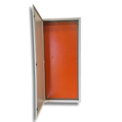 Caixa metálica quadro painel de comando embutir 1400x600x120-150MM IP-40 BN na internet