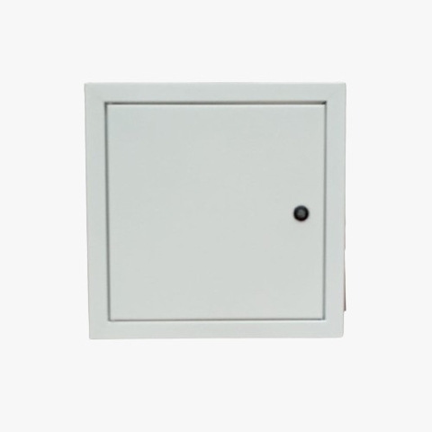 Caixa metálica quadro painel de comando embutir 500x400x120-150MM IP-40 BN