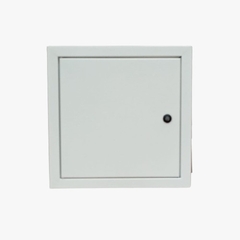 Caixa metálica quadro painel de comando embutir 600x600x120-150MM IP-40 BN